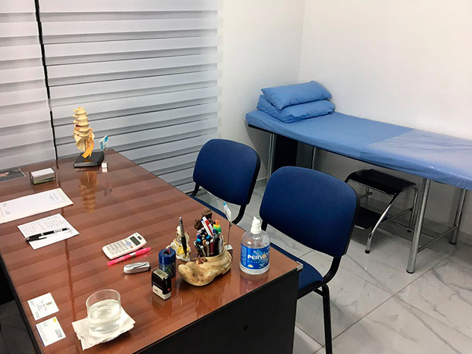 Recepción de la clínica 5
